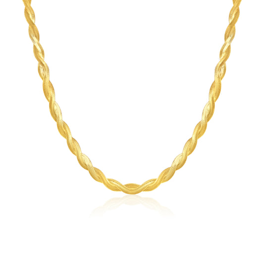 Braided Herringbone Necklace
